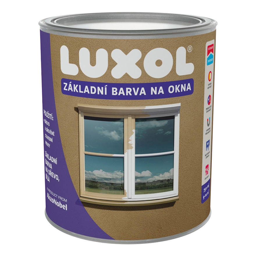 Luxol Základní barva na okna - bílá