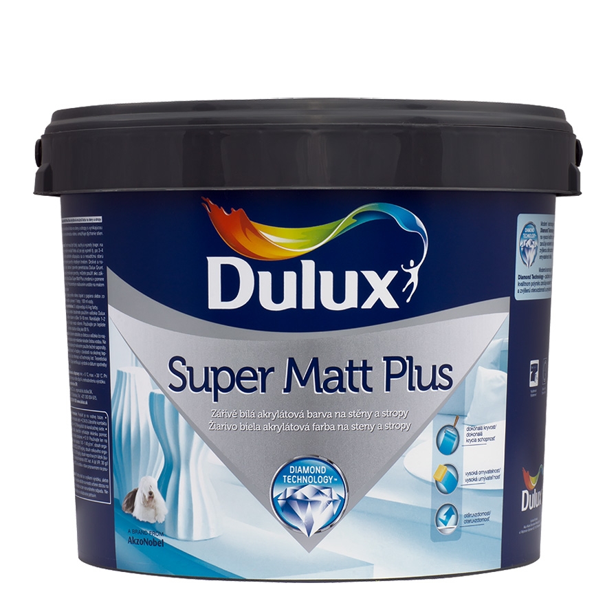 Dulux Super Matt Plus - Bílý Dulux Super Matt Plus - Bílý
